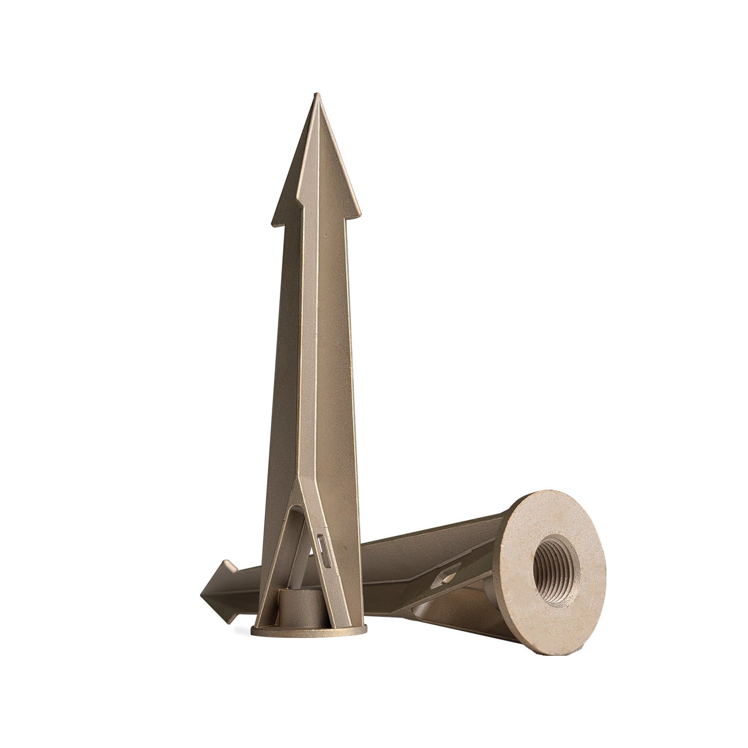 Brass Landscape Lights Ground Stake Spike COK1003S without cut medium size