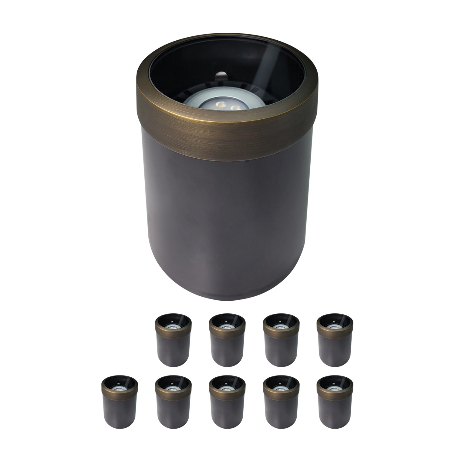 LED outdoor low voltage in-ground well lights COG302B for pathway lighting