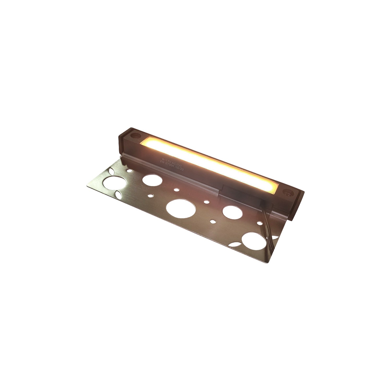 7 Inch LED Aluminum Hardscape Lighting with LED Outdoor Step Lights in 2700K Warm White COH202B
