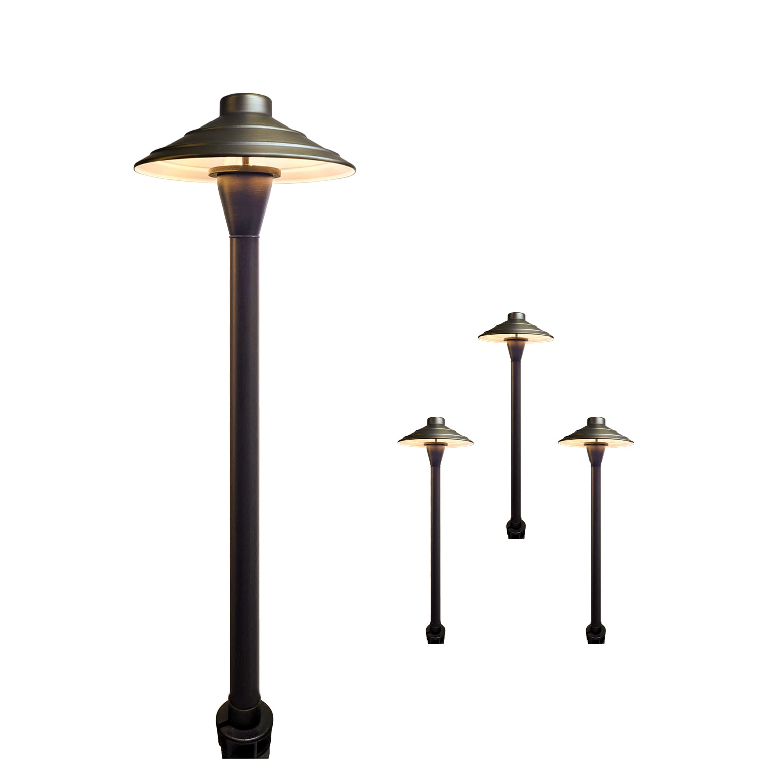 Brass LED Low Voltage Landscape Pathway Lights Outdoor Garden Path Lighting COP601B