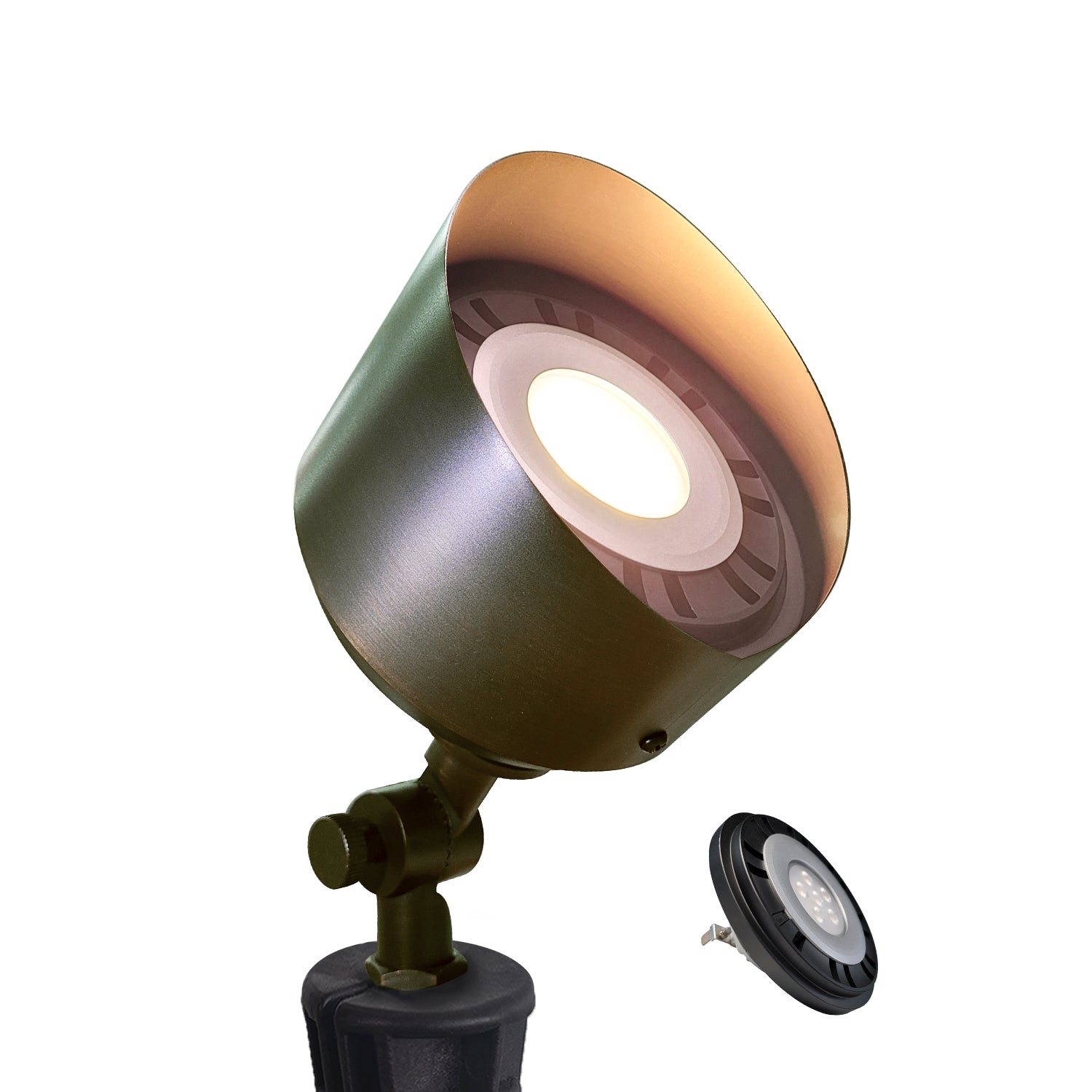 Brass sheet outdoor floodlight COF505B for landscape wall wash lighting without glass protection