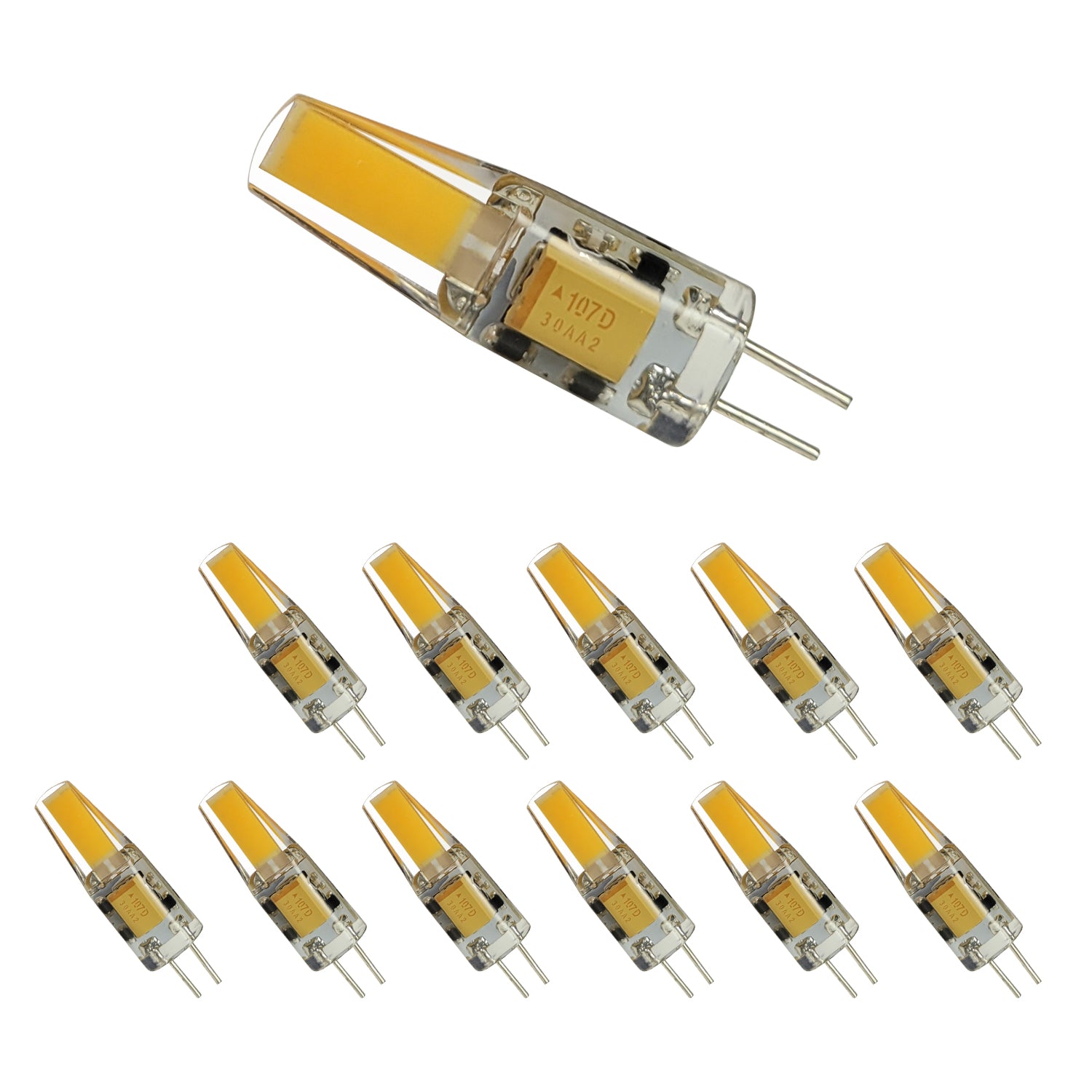 G4 LED bulb 2W replacement for landscape lighting with 2700K warm white glow 180 lumens COG4-01P.